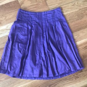 cotton midi skirt